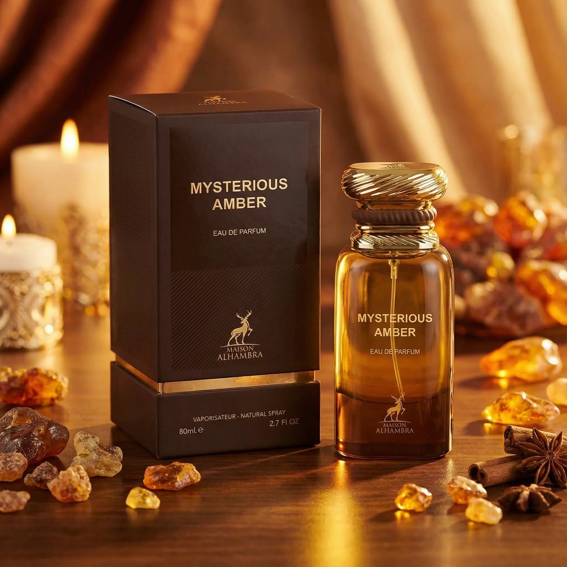 Maison Alhambra - Mysterious Amber Eau de Parfum 80ML