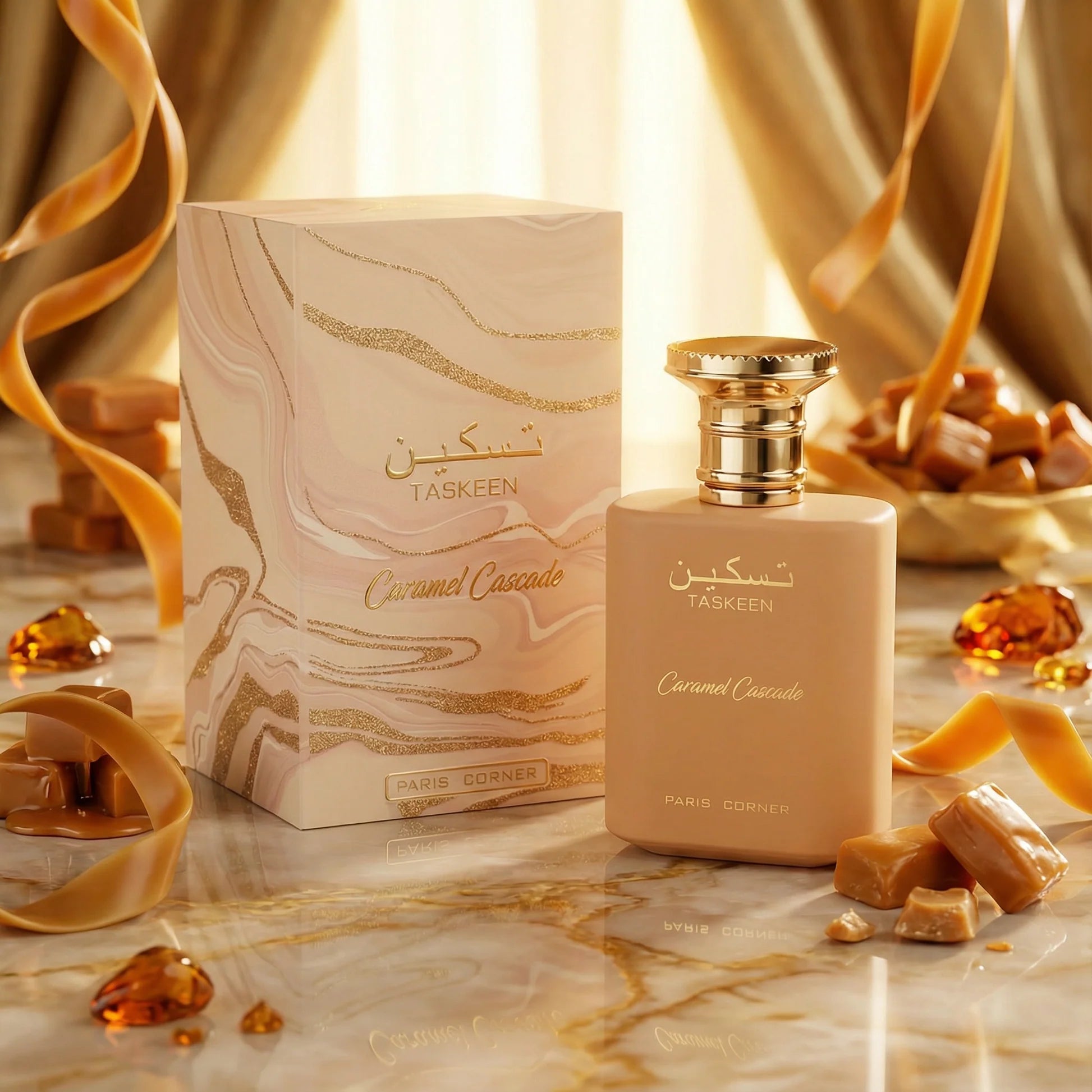 Paris Corner - Taskeen Caramel Cascade Eau de Parfum 100ML