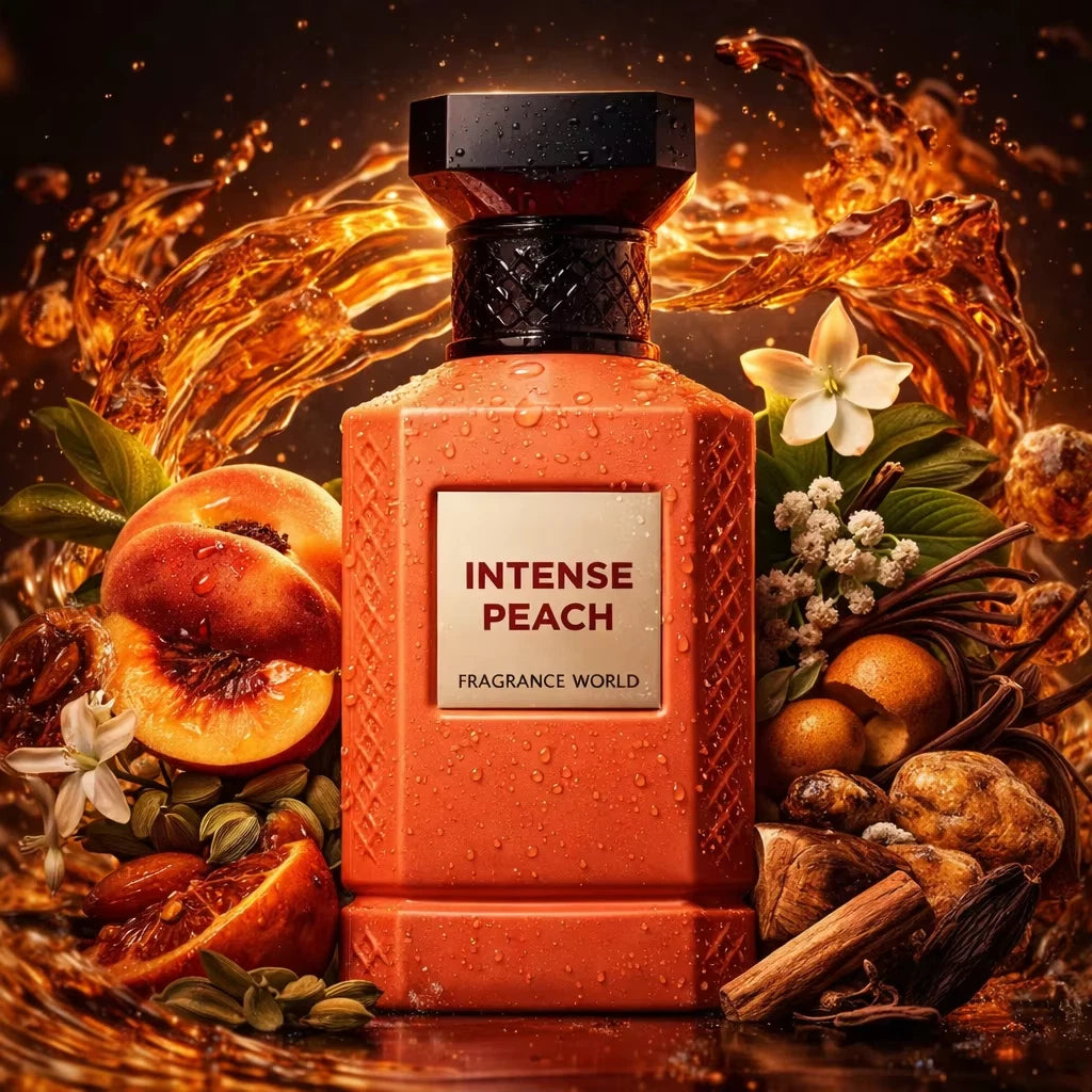 Fragrance World - Intense Peach – Eau de Parfum Mixte 150ML